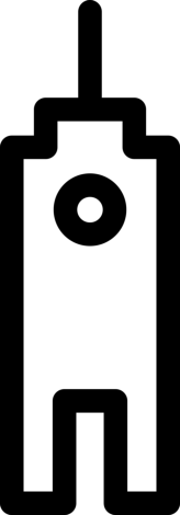 Cell Tower Simple Line Art Svg, Free Vectors File